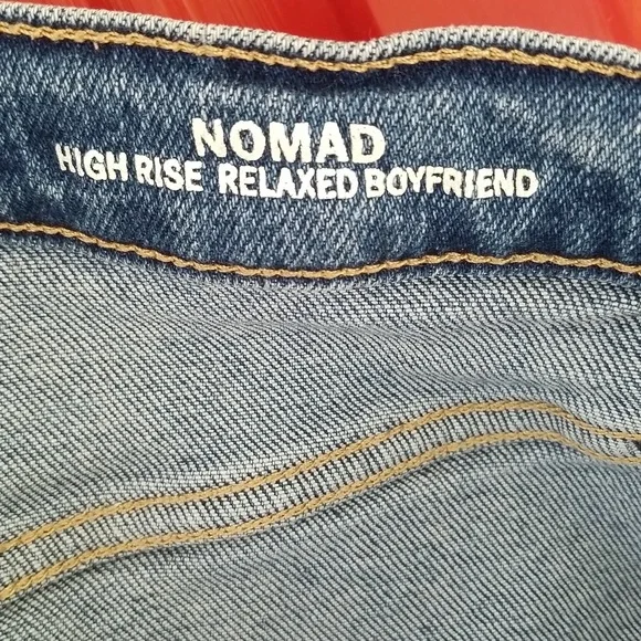 Super Deal! Nicole Miller Nomad High Rise Relaxed Boyfriend jeans, size 12 - Picture 5 of 6